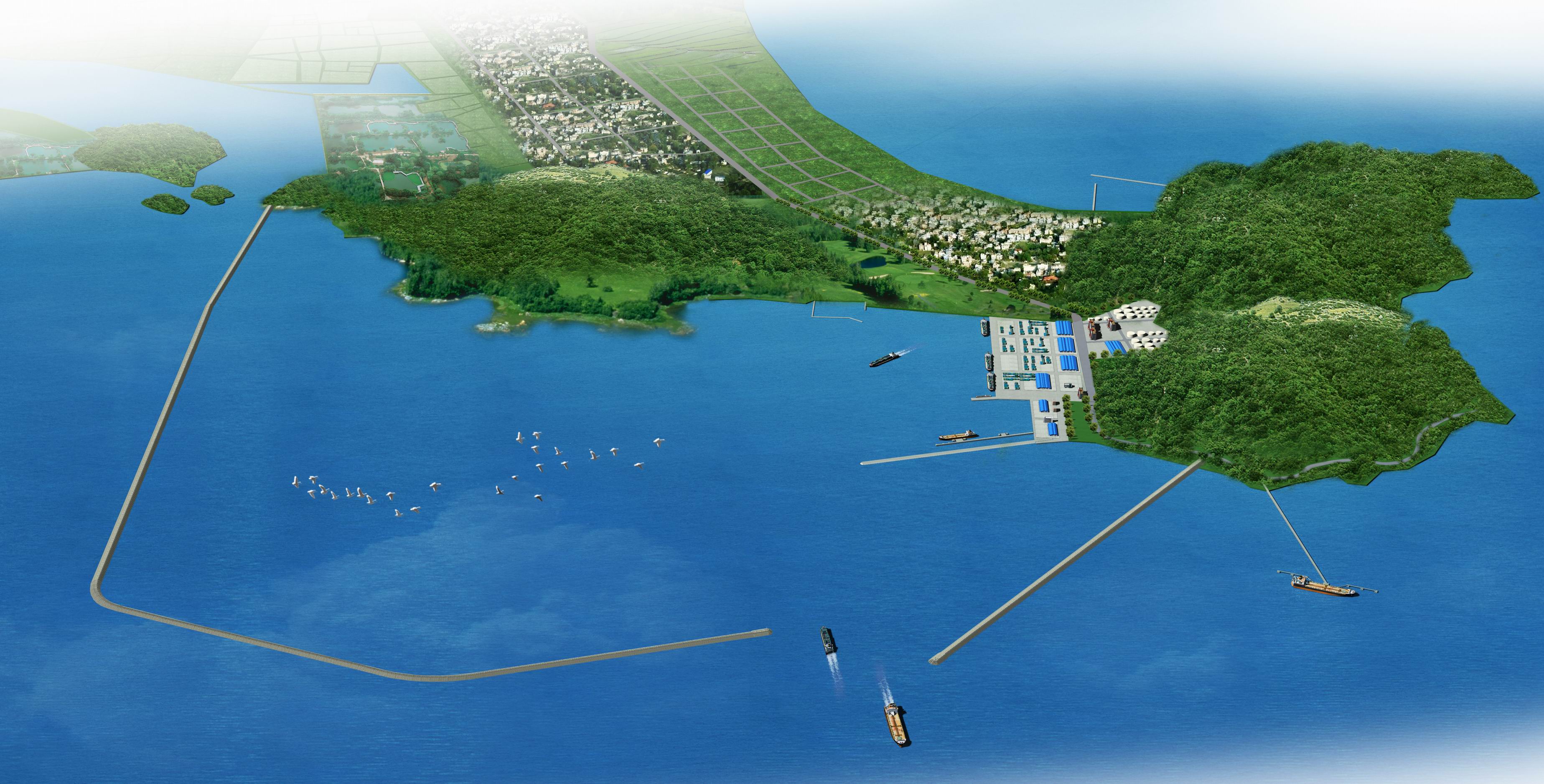 汕頭港廣澳港區防波堤工程